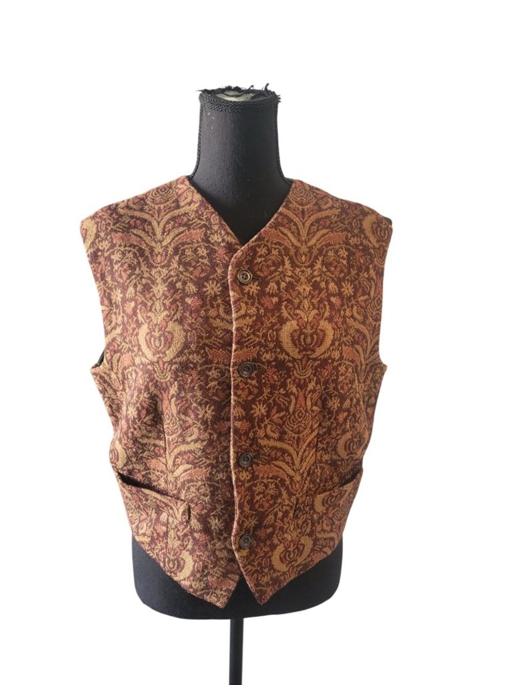 Le Collezioni Structure Sweater Vest Size S Book Nerd Lagenlook Preppy Academia - Picture 2 of 12
